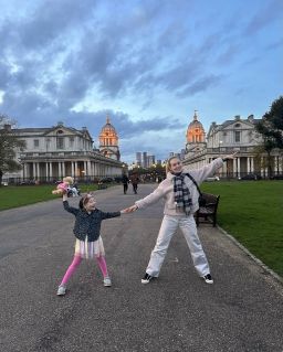 Yana Felos and her 6-year-old daughter Alisa pictured in London, where they are building a new life after fleeing Ukraine shortly after the Russian invasion.